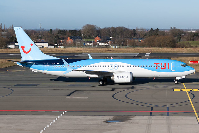 TUI Airlines Belgium  Boeing 737 MAX 8 OO-TMA