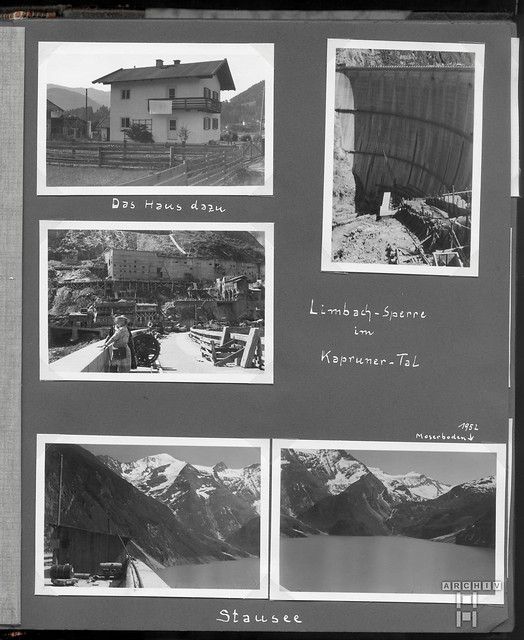 ArchivTappen40(4N)Album6H616 Album Gesamtseite 23, Österreich, 1950er