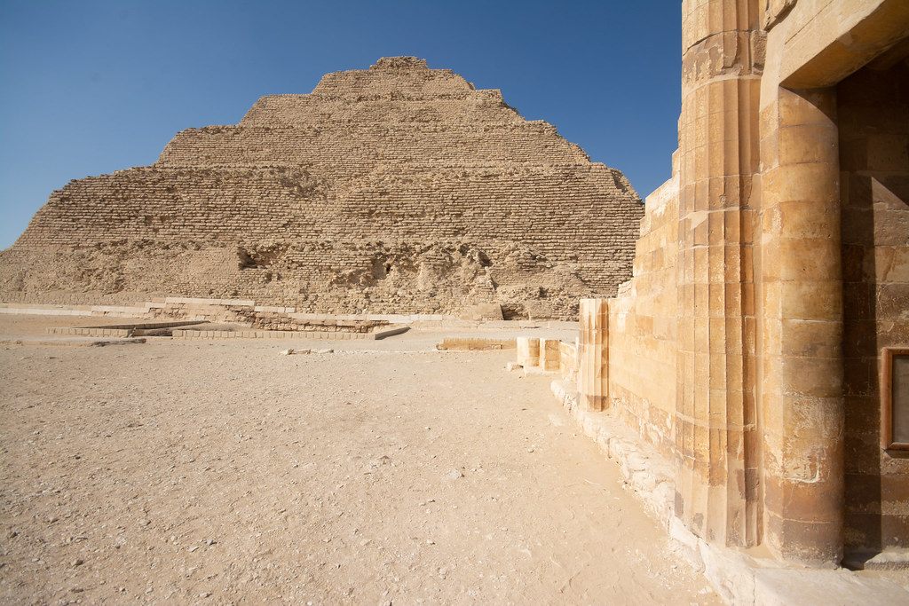 Stepped pyramid of Djoser.