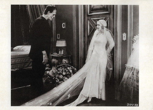 Boris Karloff and Mae Clarke in Frankenstein (1931)
