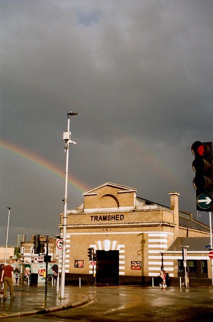 Tramshed with Rainbow in Woolwich