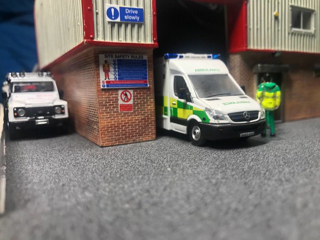 Scottish Ambulance Service station 1:76 scale Diecast models