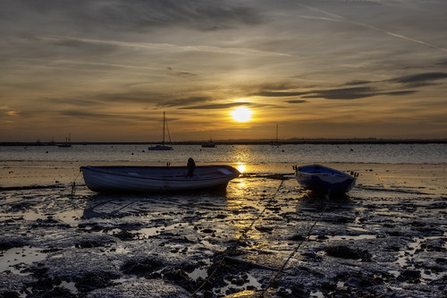 Low Tide Sunset by nigdawphotography, Sunset at low tide, West Mersea, Essex.
<a href="https://www.facebook.com/nigadwphotography" rel="n