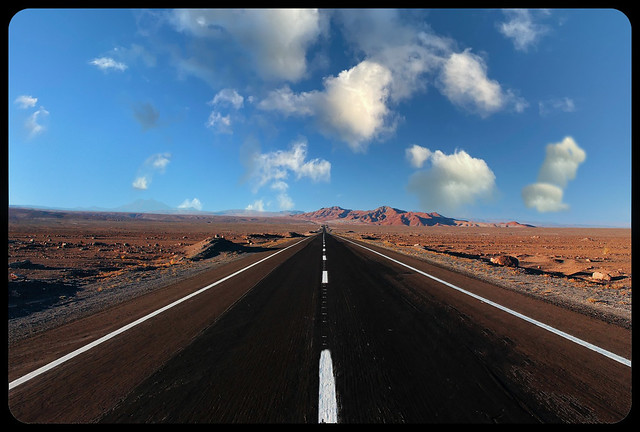 Atacama desert road