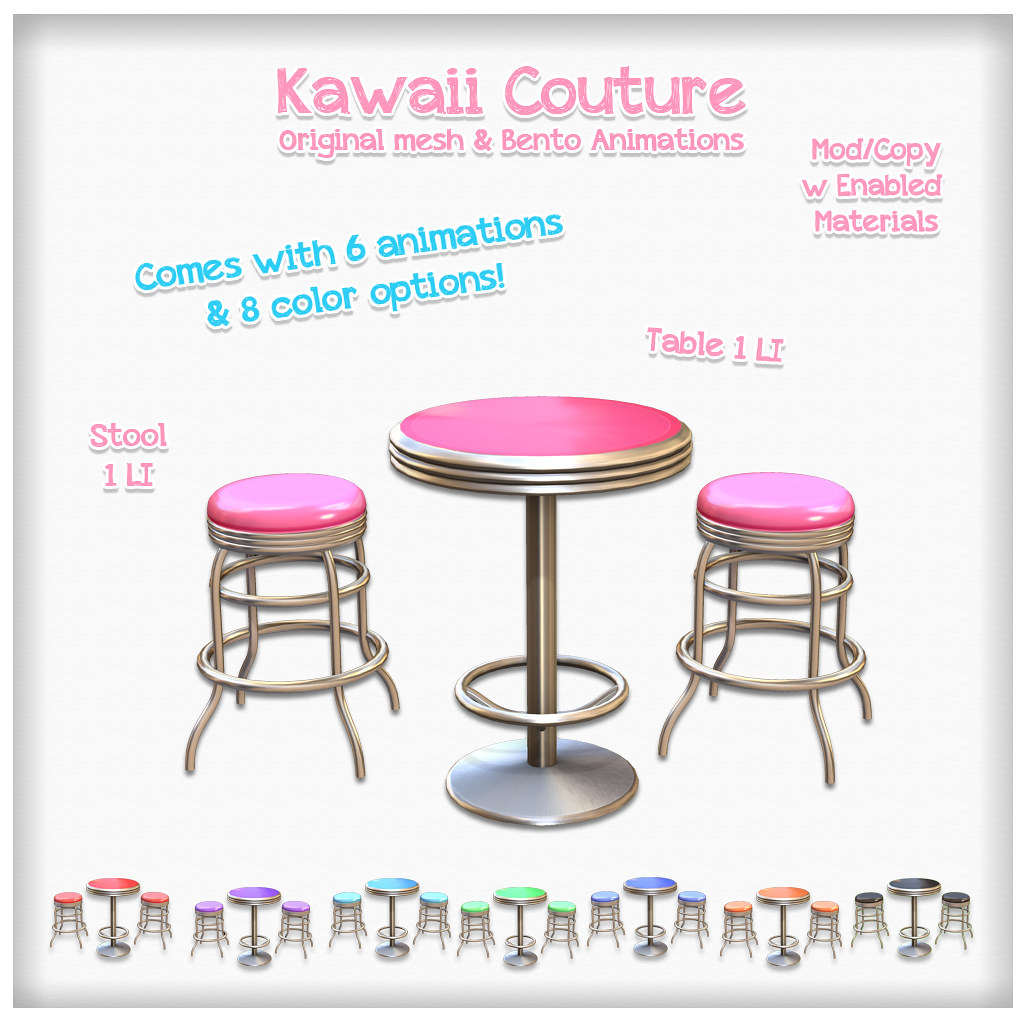 Kawaii Couture – Dollypop Diner Set REG Ad 2024