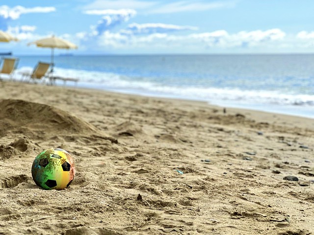 The Ball On The Beach.