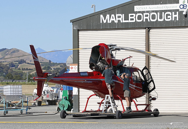 ZK-IMJ Airbus Helicopters H125, Marlborough Helicopters 2021 Ltd, Omaka Air Field, Blenheim, Marlborough, New Zealand