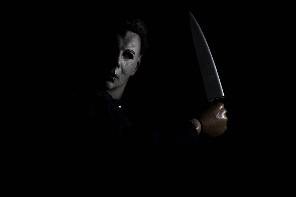 Michael With His Knife