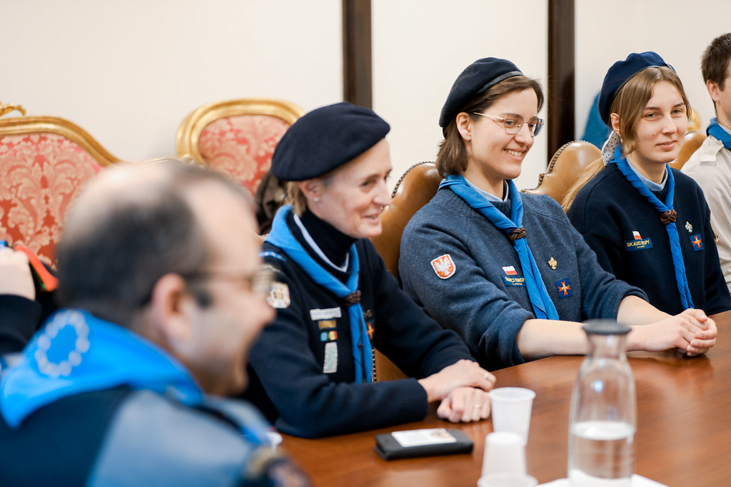 Meeting with the Scouts of Europe