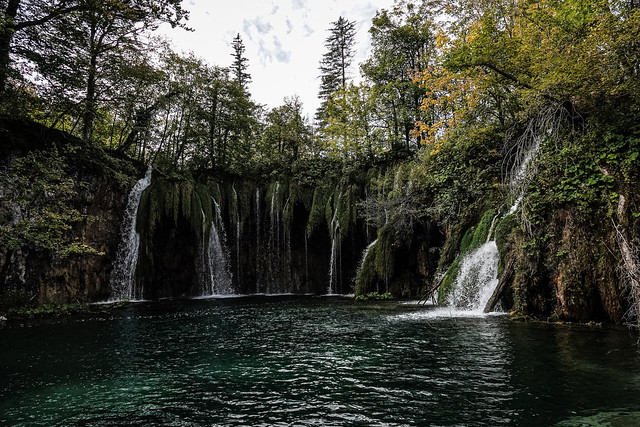 Waterfall, Plitvice Lakes National Park, Lika-Senj County/ Karlovac County, Croatia