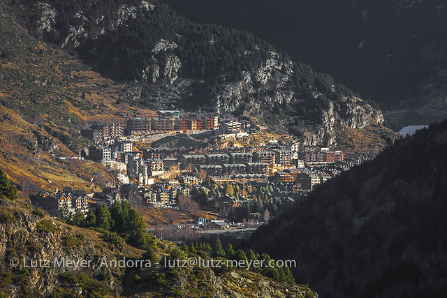 Canillo parroquia mountain landscape: Canillo, Vall d'Orient, Andorra