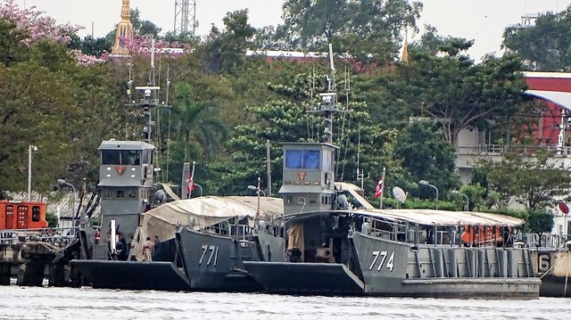 HTMS 771 Thong Kaeo, 774 Wang Nai,  Bang Na Navy Base Bangkok