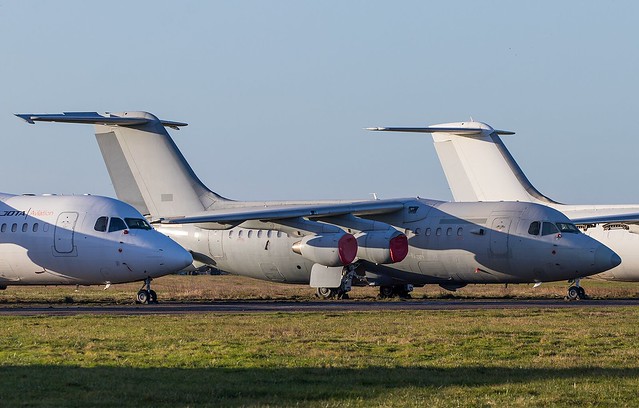 VH-HZU | ex ZE707 |  Pionair Australia | British Aerospace 146-200QC| Cranfield Airport | Milton Keynes | Bedfordshire
