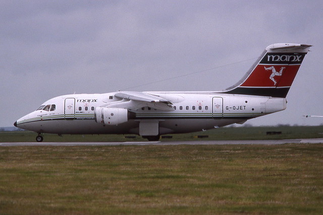 G-OJET BAe146-100 Manx Airlines