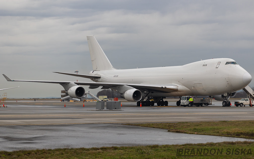 N701CK Kalitta Air Boeing 747-4B5F@YVR 29Jan24