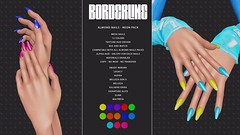 Borderline - Almond Nails - Neon Pack