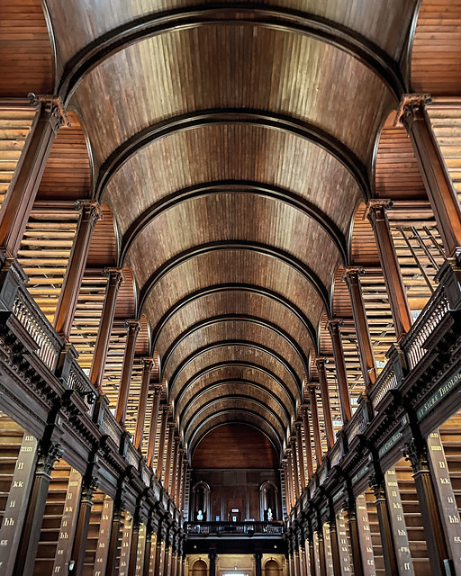 Trinity College Library in Dublin, Ireland.