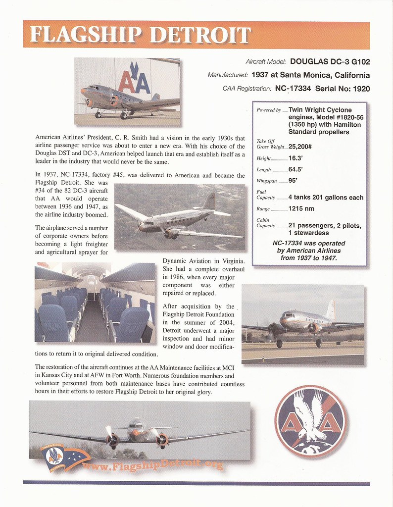American Airlines vintage DC-3 