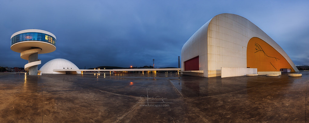 International Cultural Centre Oscar Niemeyer in Aviles, Spain