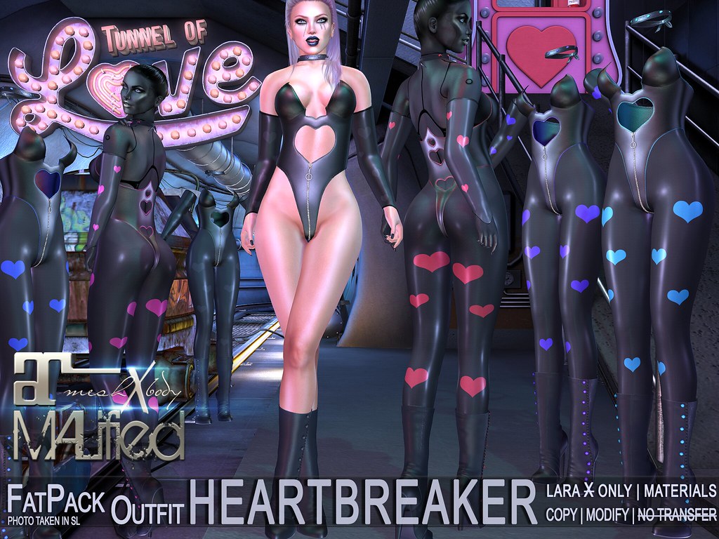 MALified – 6x HeartBreaker Outfits – LaraX FATPACK