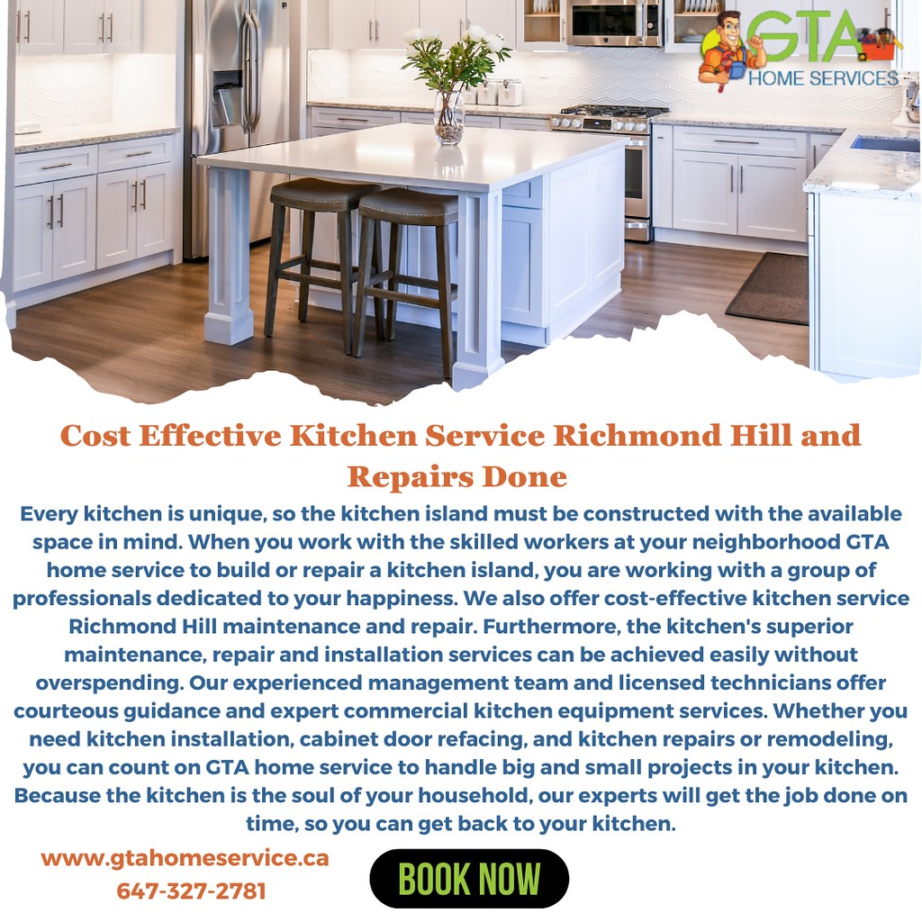 Cost Effective Kitchen Service Richmond Hill and Repairs Done  - 1
