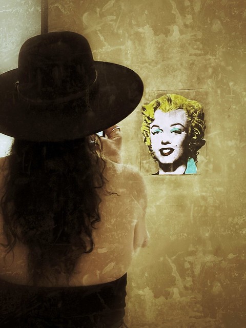 Experiencing Warhol's Golden Marilyn.