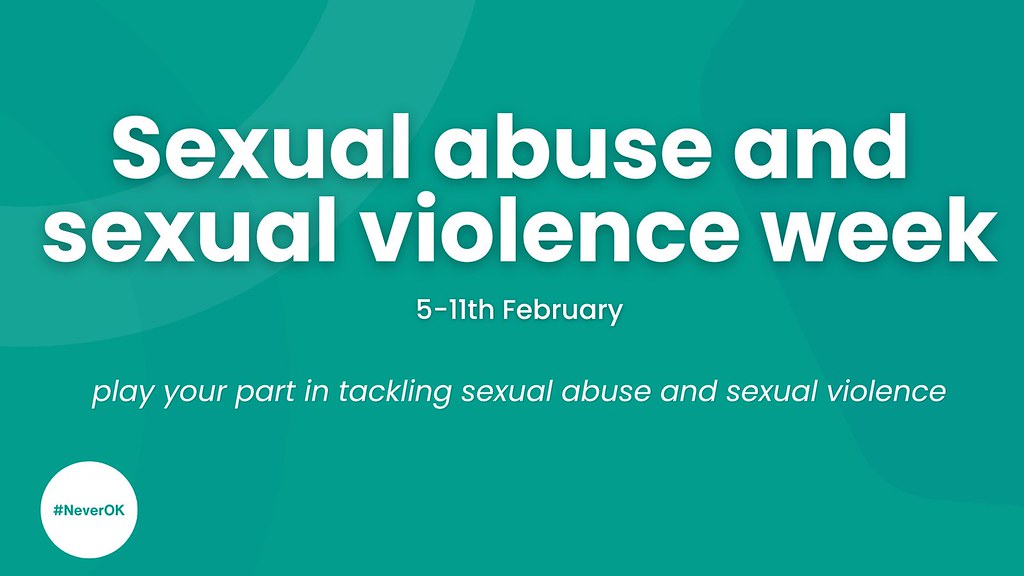 Poster for Sexual abuse & Sexual Violence Awareness Week