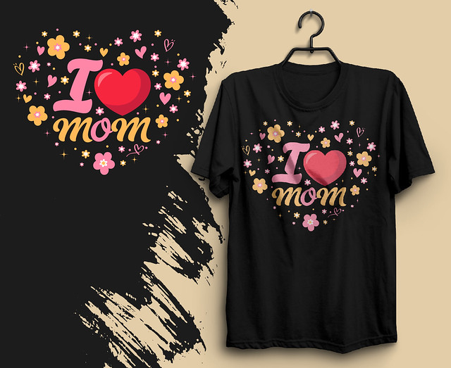 Mother's Day T-shirt Design.