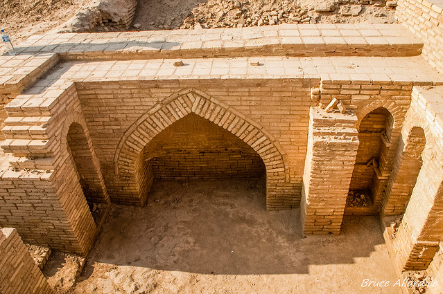 Merv Sultan Kala (Marv al-Shāhijān Merv the Great) 8th cent Abbasid Abu Muslim Mausoleum of Sultan Sanjar c.1140s-1170s Seljuq Library (2e)