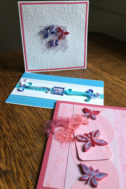 Make a Trio of Quilled Cards
