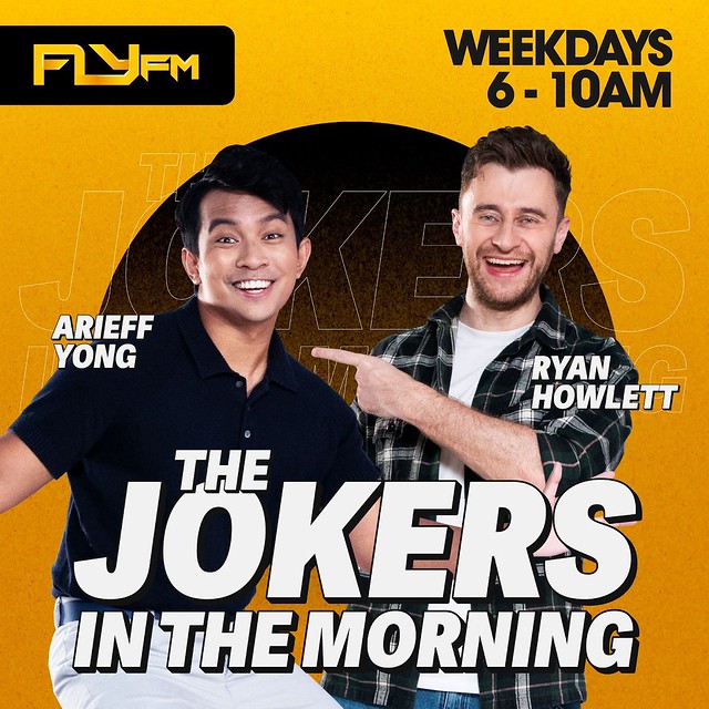 Fly FM Umum Arieff Yong Bergabung dengan Ryan Howlett di The Jokers in the Morning