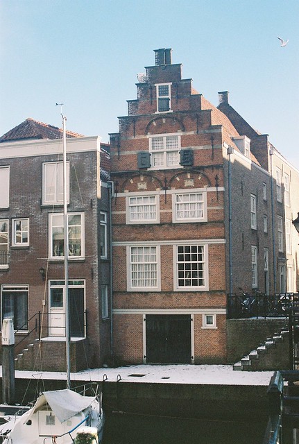 Winter in Dordrecht. The Netherlands