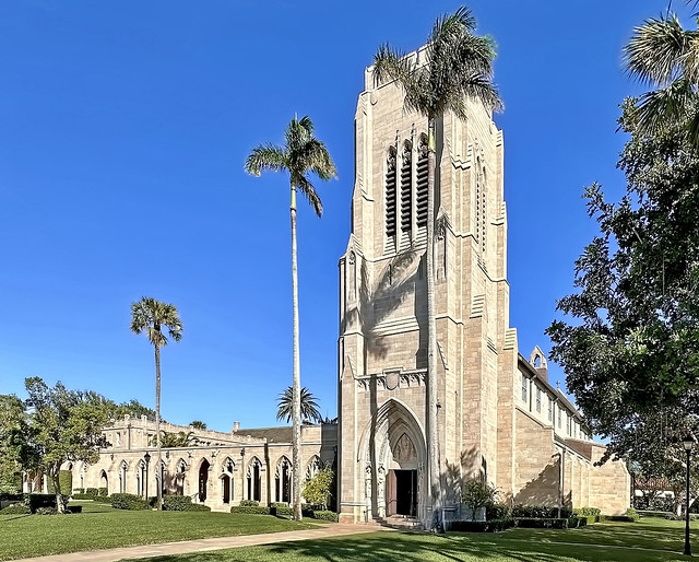 The Church of Bethesda-By-The Sea, 141 South County Road, Town of Palm Beach, Palm Beach County, Florida, USA / Built: 1926 / Architect: Hiss and Weekes / Religious Affiliation: Episcopal / Architectural Style: Gothic Revival