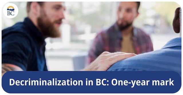 Minister’s statement on B.C. decriminalization one-year anniversary