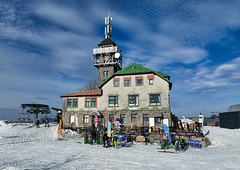 Rozhledna na vrcholu Tanvaldský Špičák (812 m)
