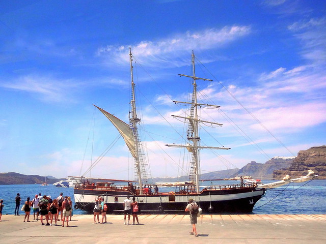 Sailboat at Ormos Firon