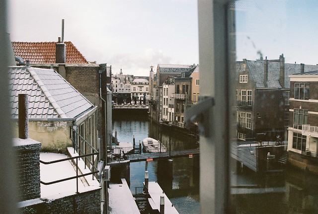 Winter in Dordrecht. The Netherlands