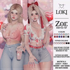 Loki • Zoe Knotted Top • Cupid's Fault | February '24