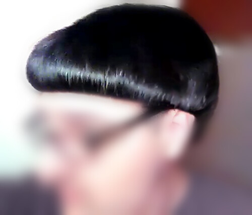 My bowlcut with bettie bangs
