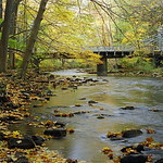 10-14-05, Mill Creek Park, Youngstown, OH The Silver Bridge over Mill Creek.