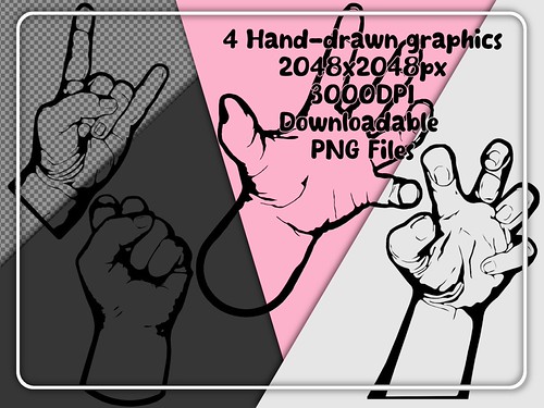 Hand Graphics Pack 2 | by Graphics.Portfolio