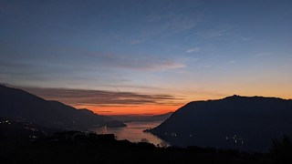 Sunset at Lago di Iseo