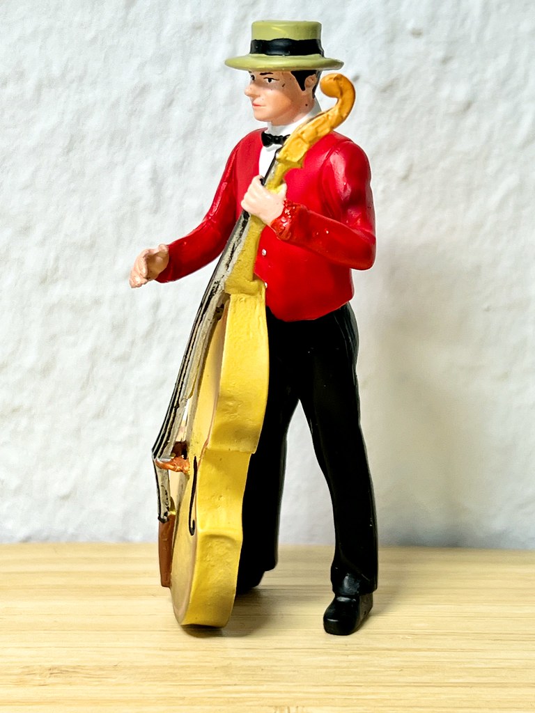 Prehm-Miniaturen 500034A - Dixi Musiker mit Kontrabass