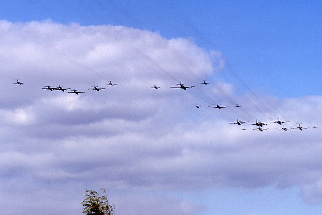 RAF mass flypast