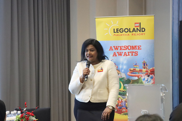 Thila Munusamy, Director of Sales and Marketing at LEGOLAND Malaysia Resort during the Media Briefing at The St Regis
