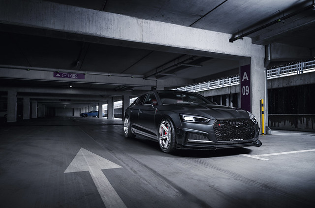 Audi S5 | Concaver Wheels CVR9 Brushed Titanium