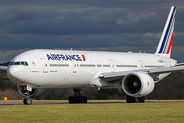 Air France - Boeing 777-328ER F-GSQX @ Cardiff