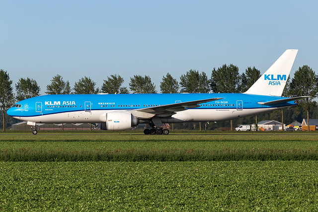 KLM asia  Boeing 777-206(ER) PH-BQM