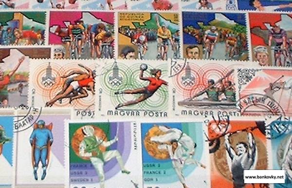 Motives 300 various Sports stamps