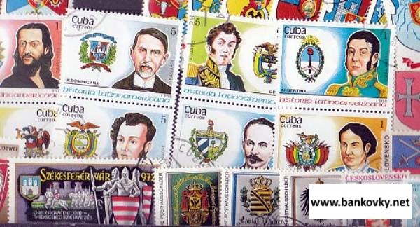 Motives 50 various Crest stamps